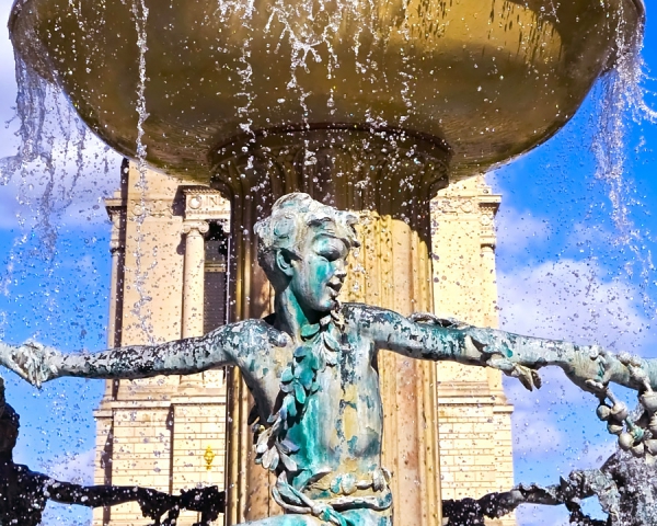 Click here to view Fountain at University Park by Jack Wickes 