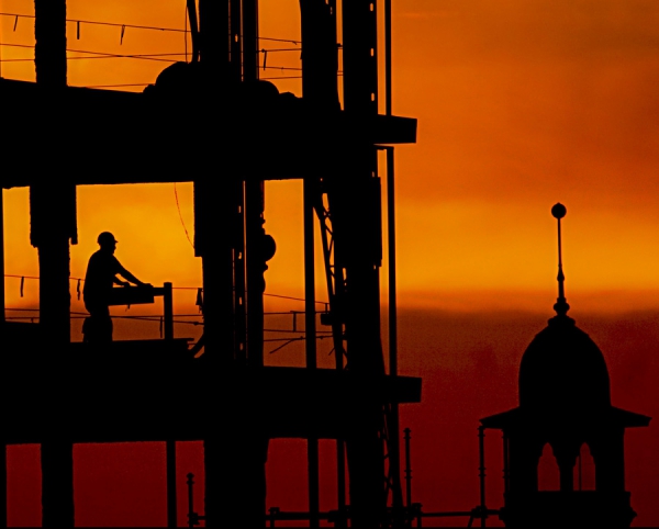 Click here to view Worker at Daybreak  by Jack Wickes 