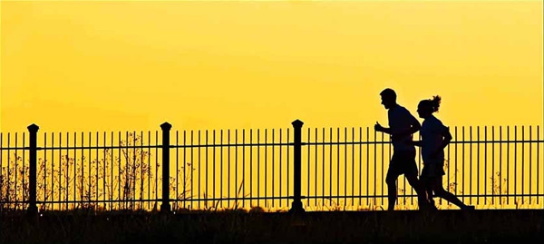Click here to view Runners at Sunset by Jack Wickes 