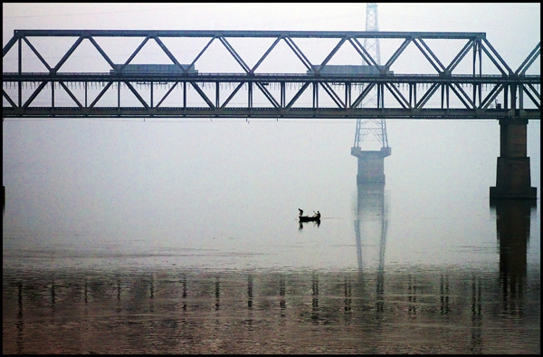 Click here to view Fishing Under the Bridge by Jack Wickes 