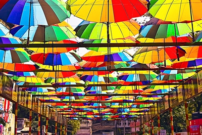 Click here to view Umbrella Alley by Jack Wickes 