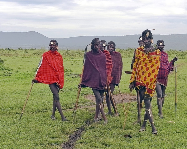 Click here to view Maasai Warriors by Jack Wickes 